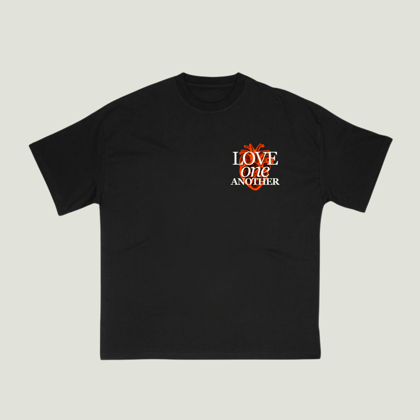 Love One Another (Black) Oversized T-Shirt