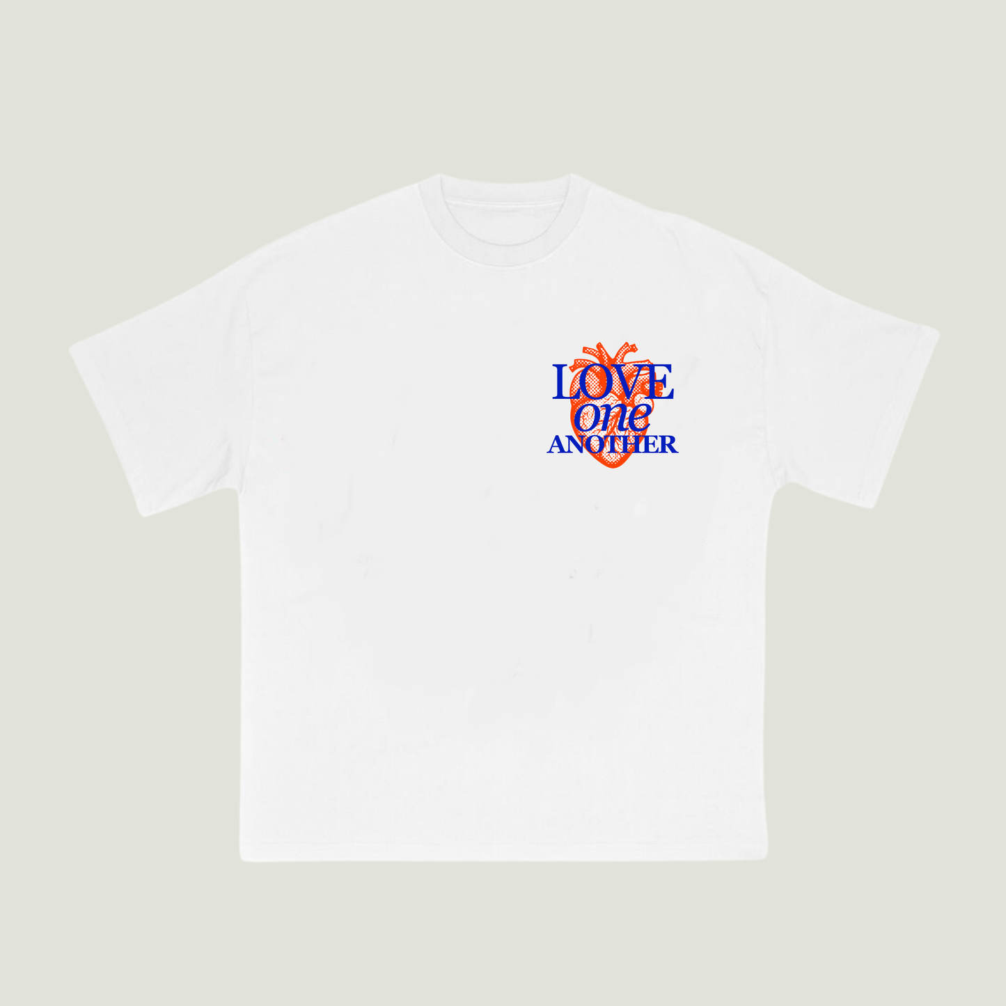 Love One Another (White) Oversized T-Shirt
