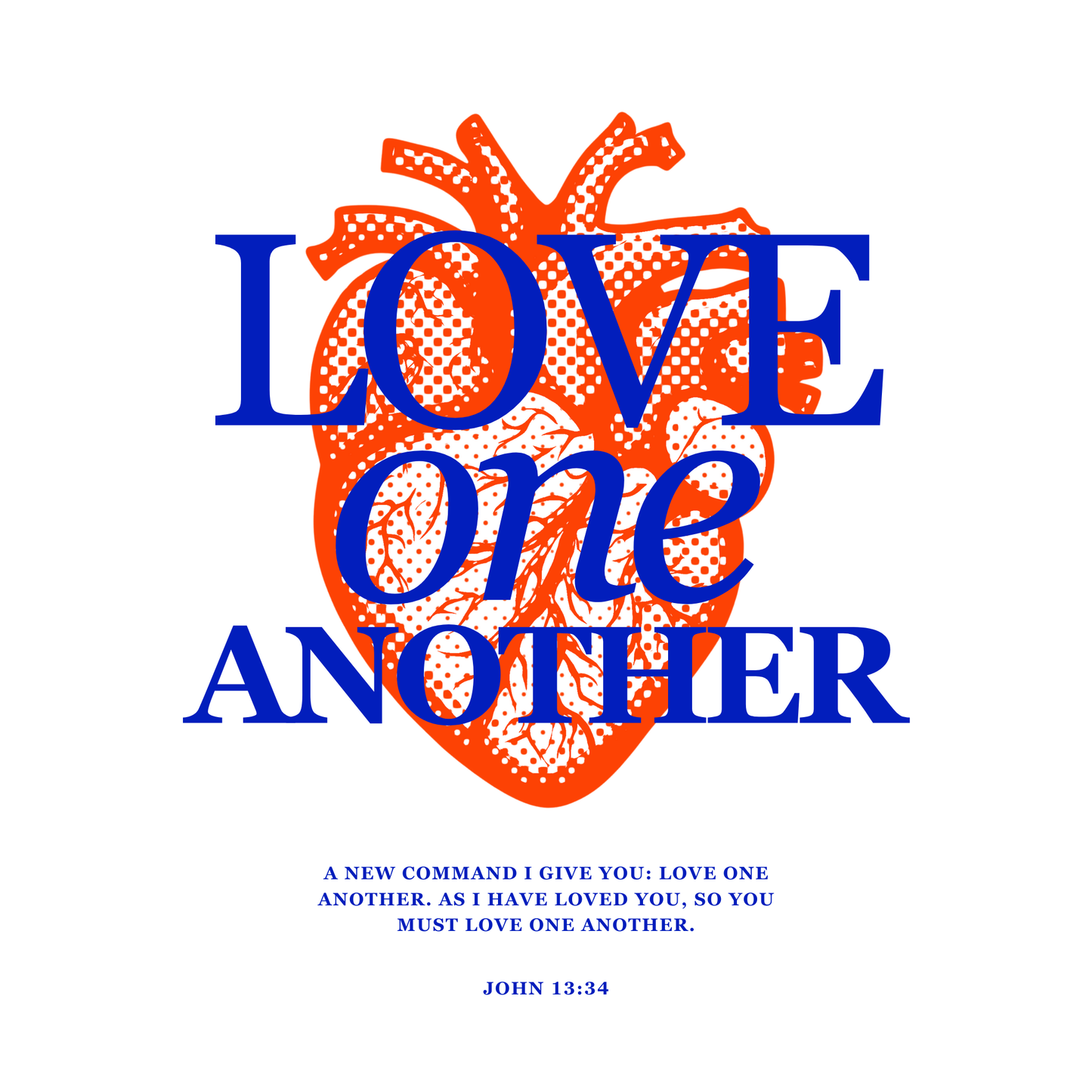 Love One Another (White) Oversized T-Shirt