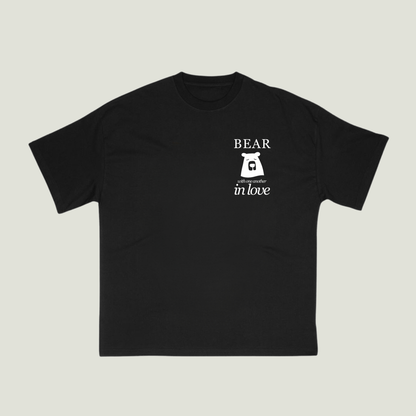 Bear With One Another (Black) Oversized T-Shirt