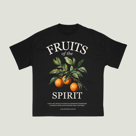 Fruits of the Spirit (Black) Oversized T-Shirt