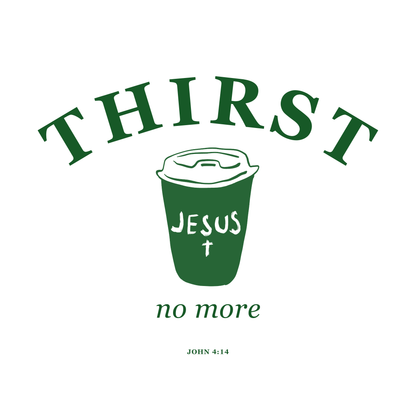 Thirst No More (White) Oversized T-Shirt